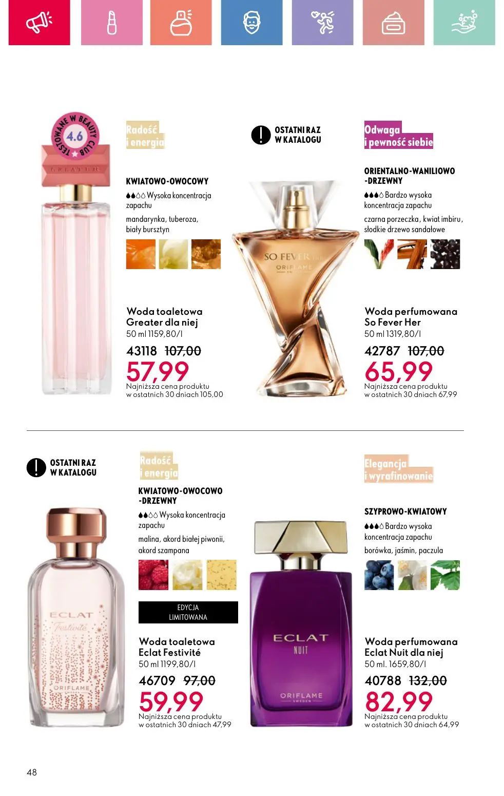 gazetka promocyjna ORIFLAME RELAKS NA RIWIERZE - Strona 48