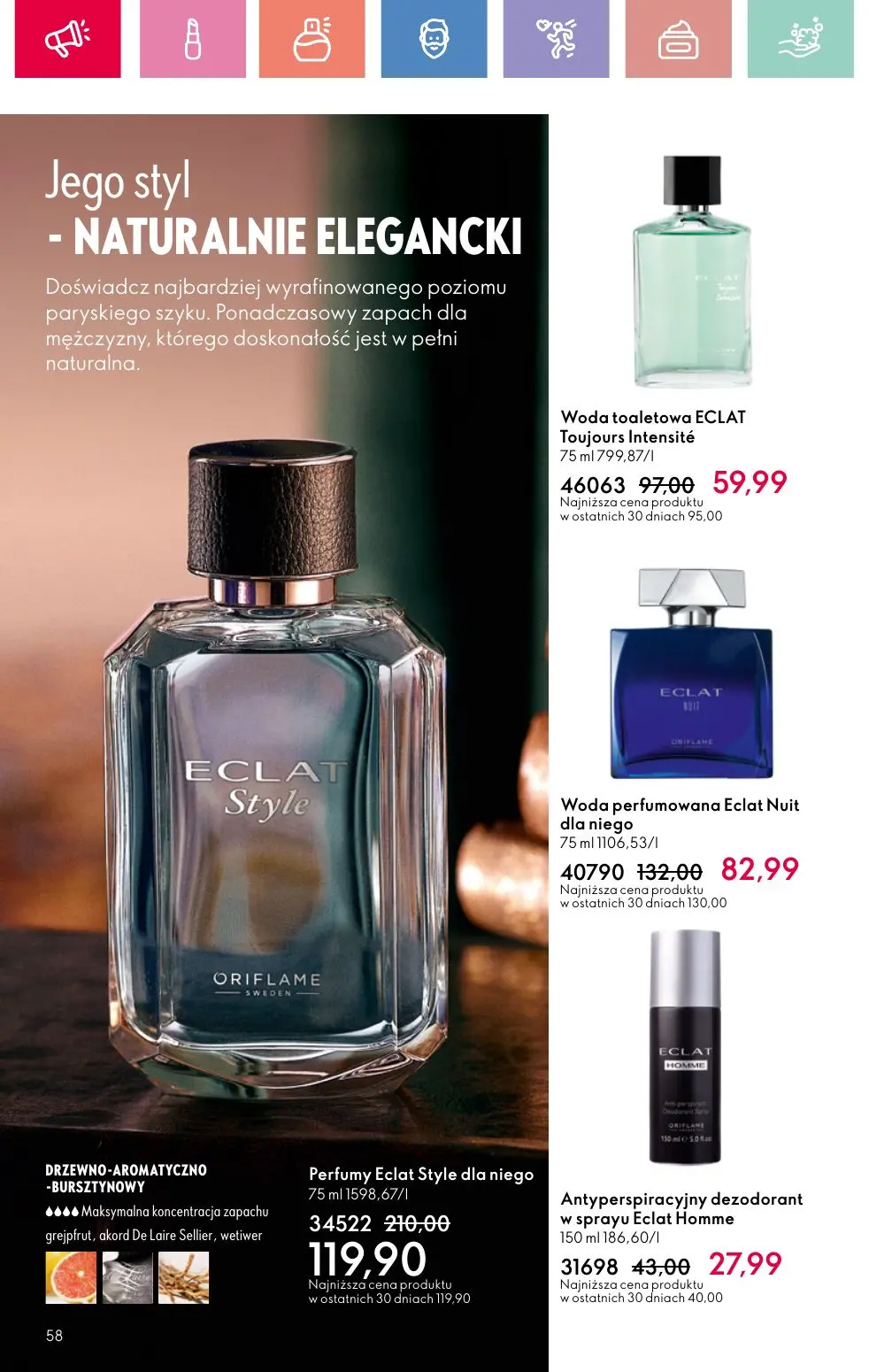gazetka promocyjna ORIFLAME RELAKS NA RIWIERZE - Strona 58