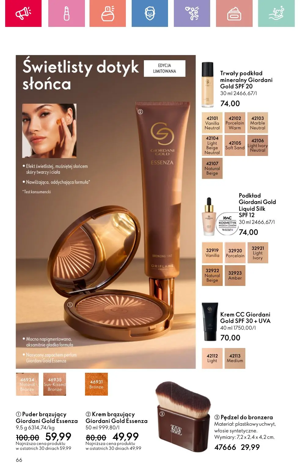 gazetka promocyjna ORIFLAME RELAKS NA RIWIERZE - Strona 66