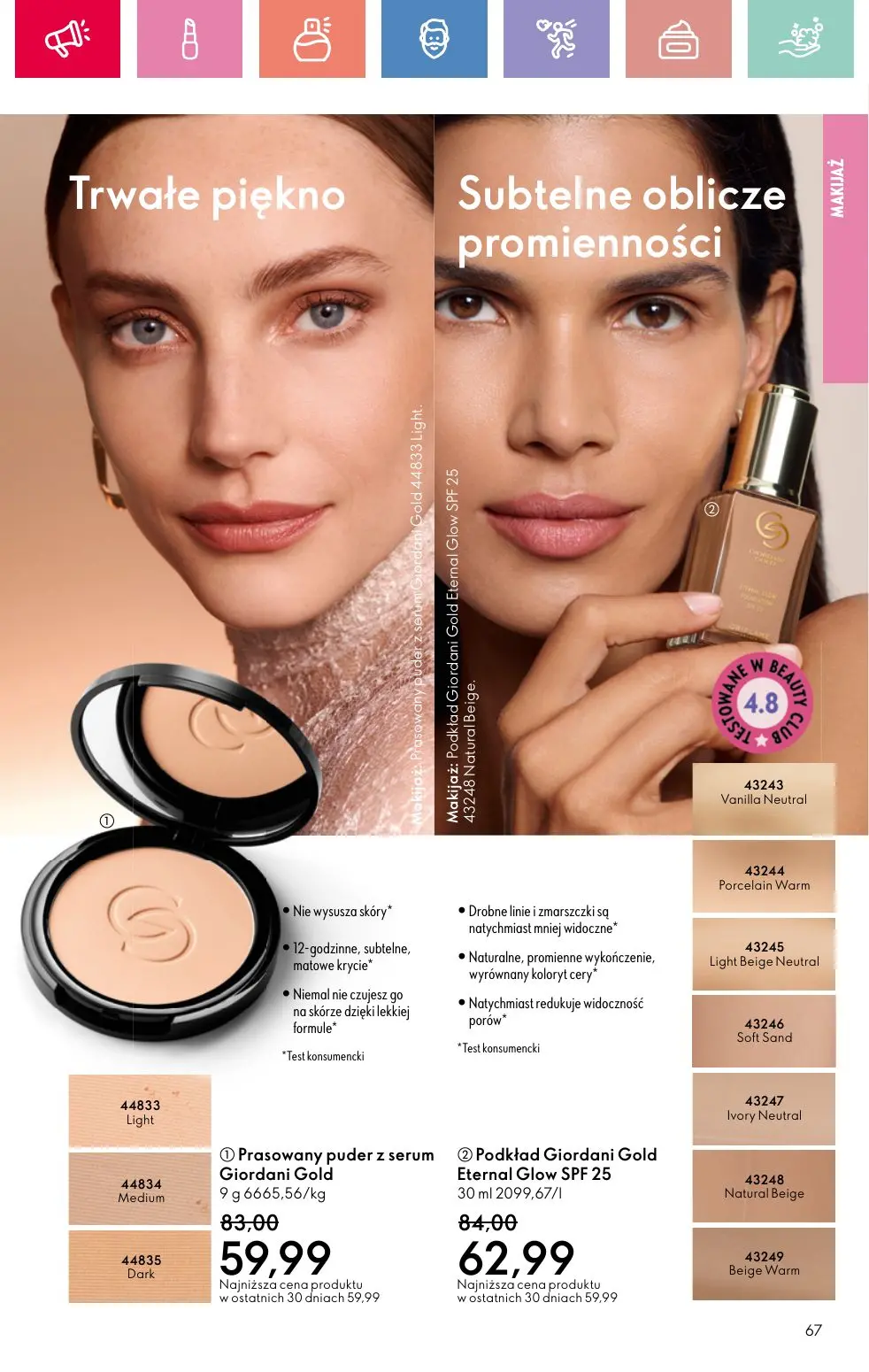 gazetka promocyjna ORIFLAME RELAKS NA RIWIERZE - Strona 67