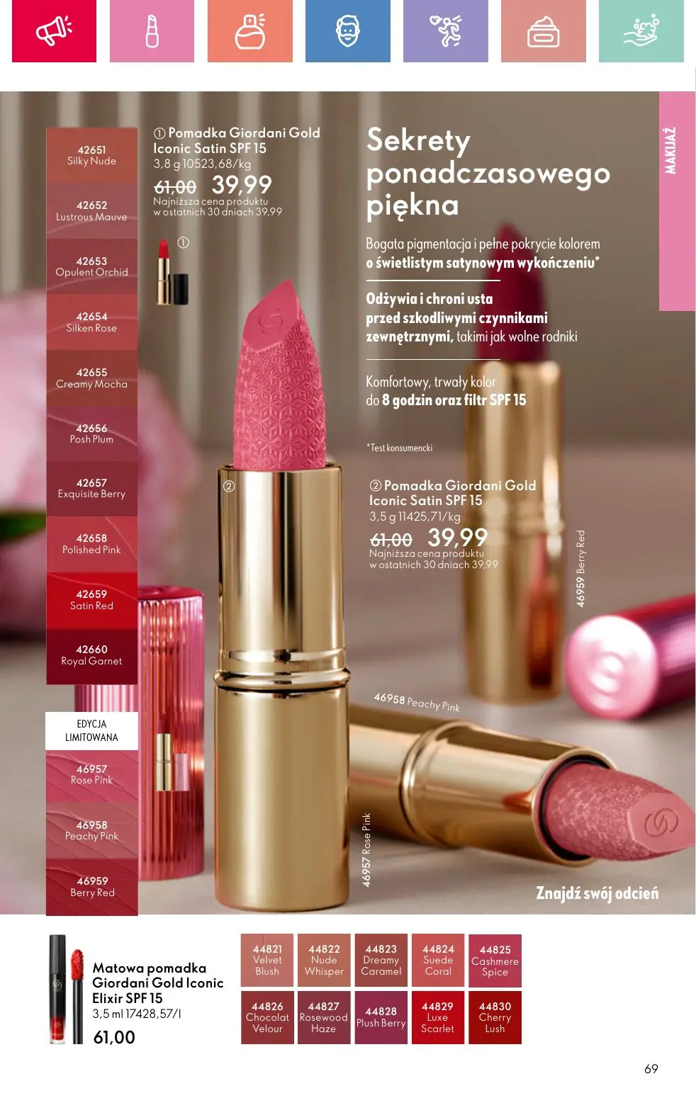 gazetka promocyjna ORIFLAME RELAKS NA RIWIERZE - Strona 69