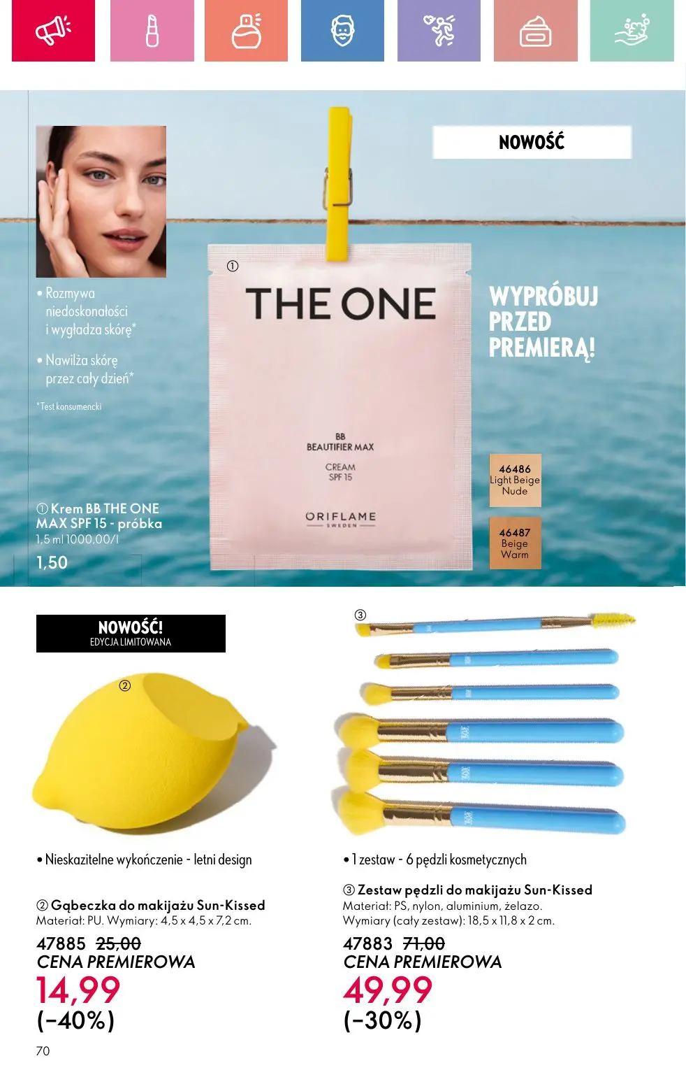 gazetka promocyjna ORIFLAME RELAKS NA RIWIERZE - Strona 70