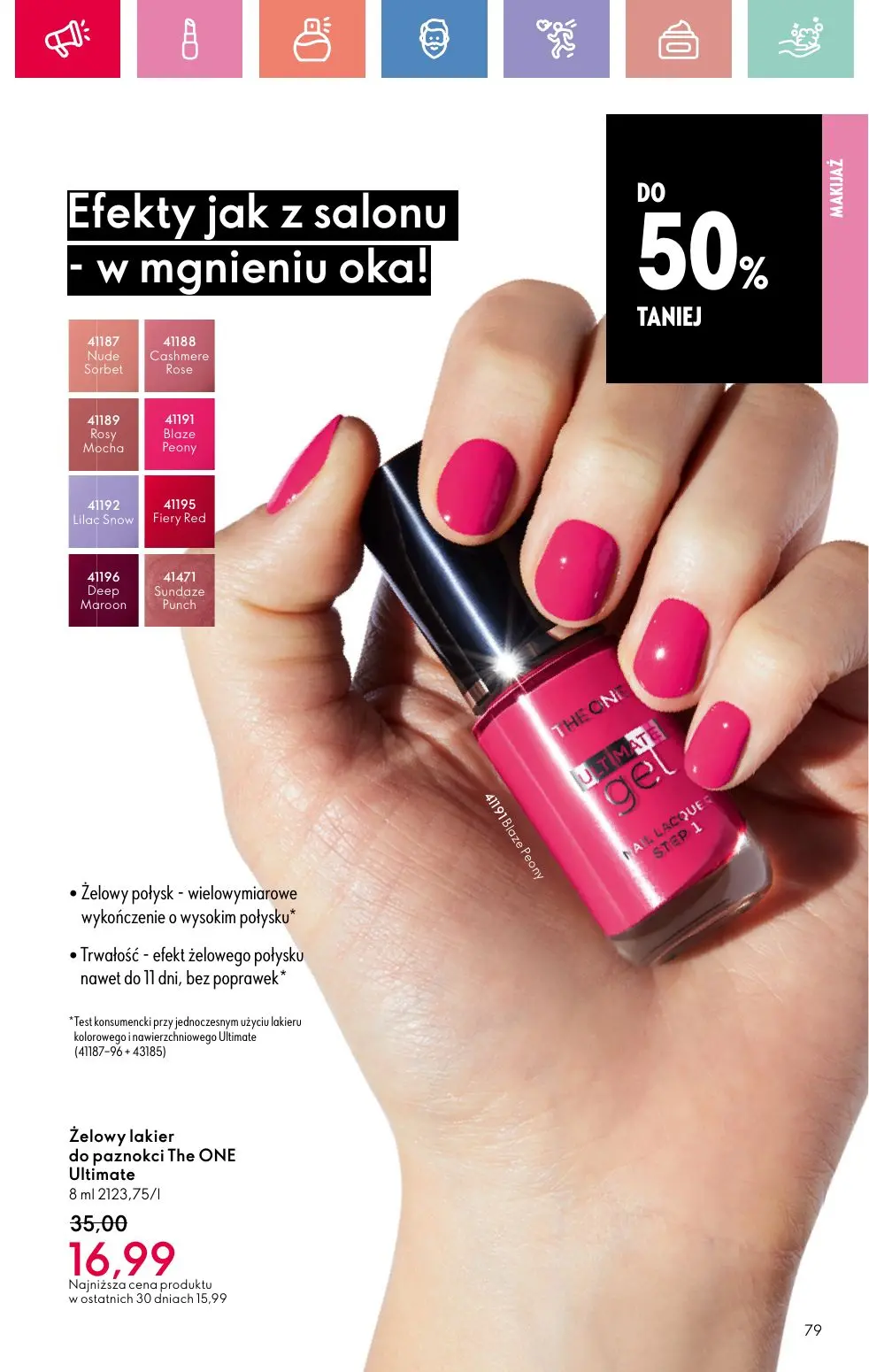 gazetka promocyjna ORIFLAME RELAKS NA RIWIERZE - Strona 79