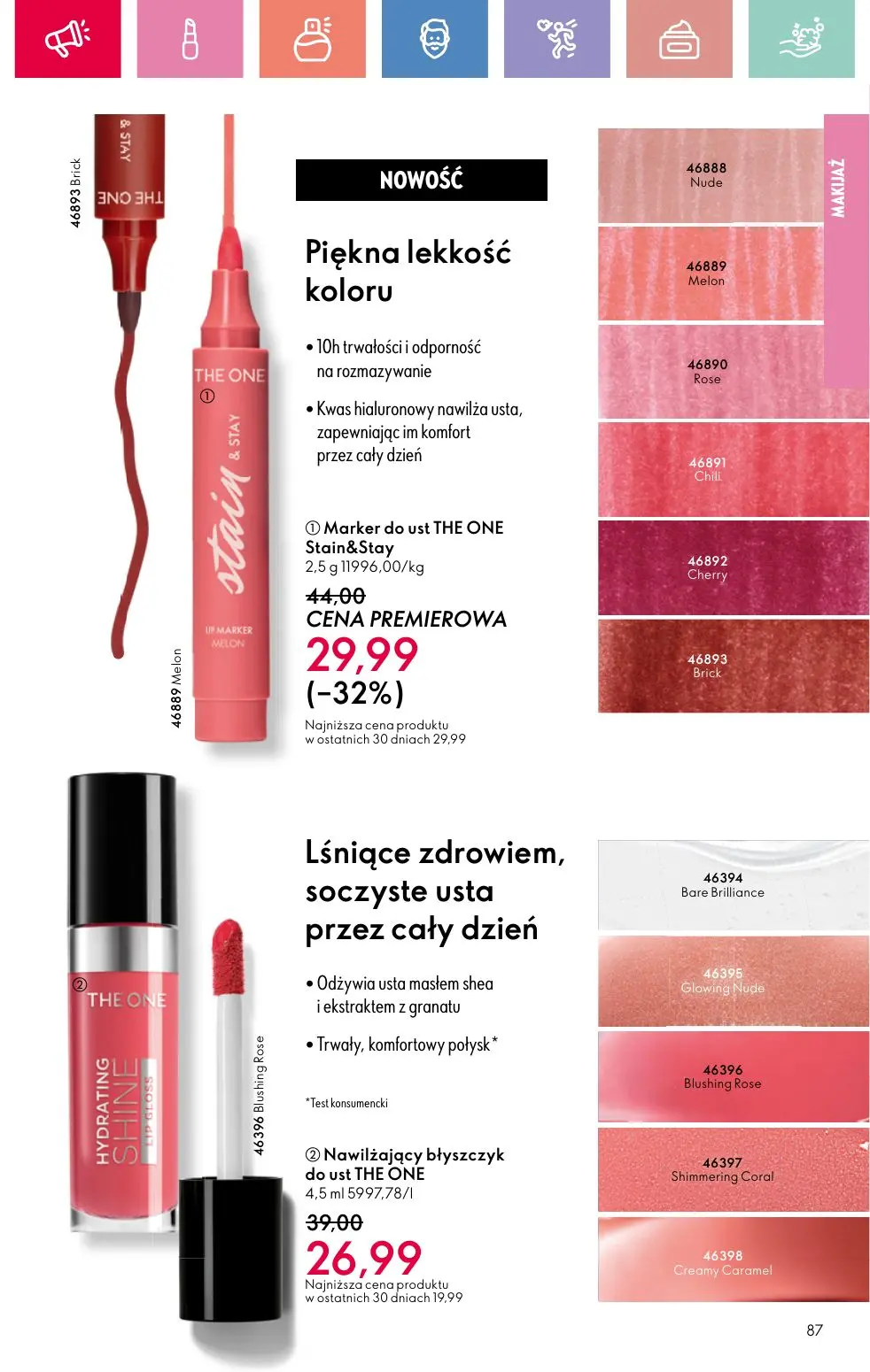 gazetka promocyjna ORIFLAME RELAKS NA RIWIERZE - Strona 87