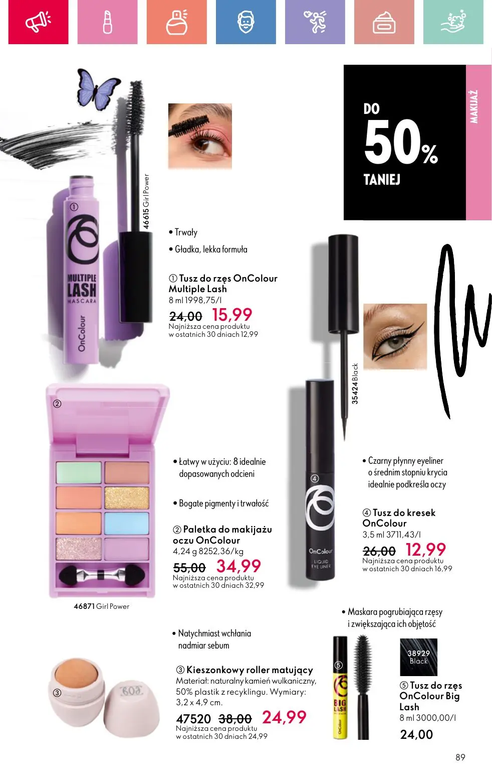 gazetka promocyjna ORIFLAME RELAKS NA RIWIERZE - Strona 89
