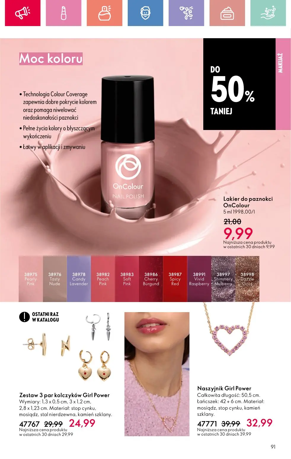 gazetka promocyjna ORIFLAME RELAKS NA RIWIERZE - Strona 91