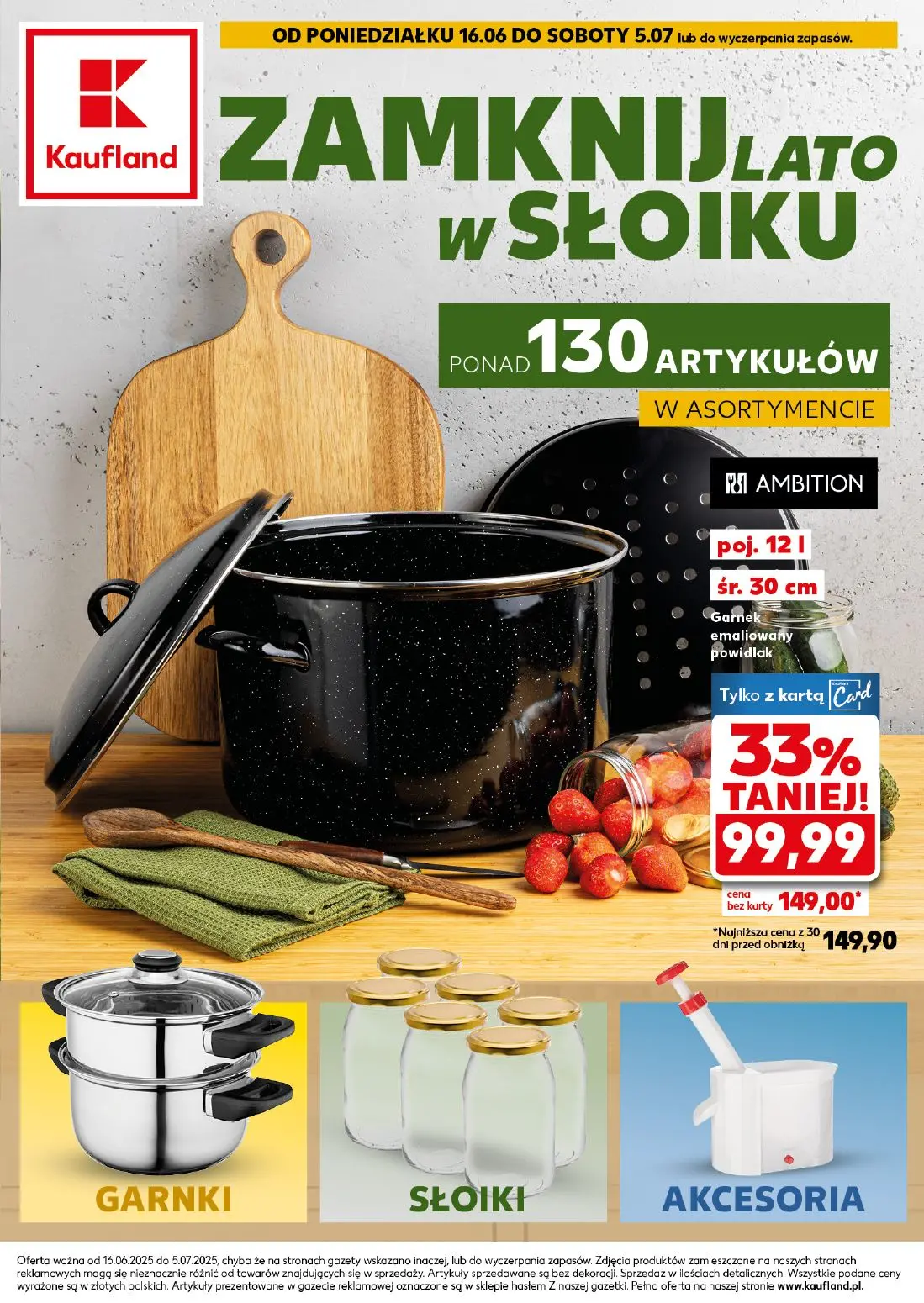 gazetka promocyjna Kaufland Zamknij Lato w Słoiku - Strona 1