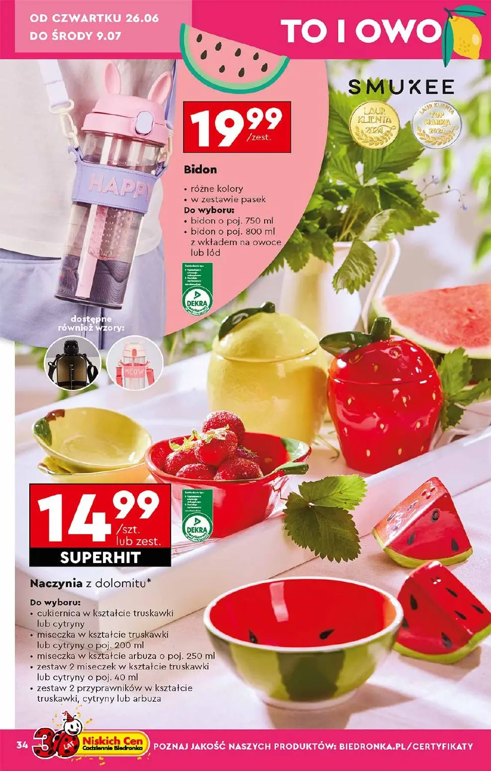 gazetka promocyjna Biedronka Hity i inspiracje - Strona 34