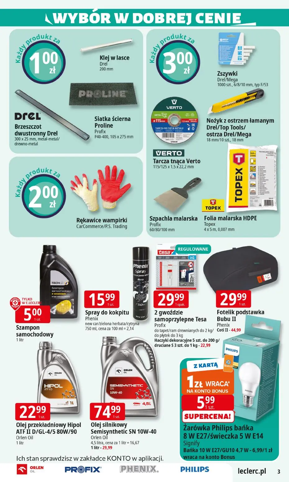gazetka promocyjna E.Leclerc Wybór w dobrej cenie - Strona 3