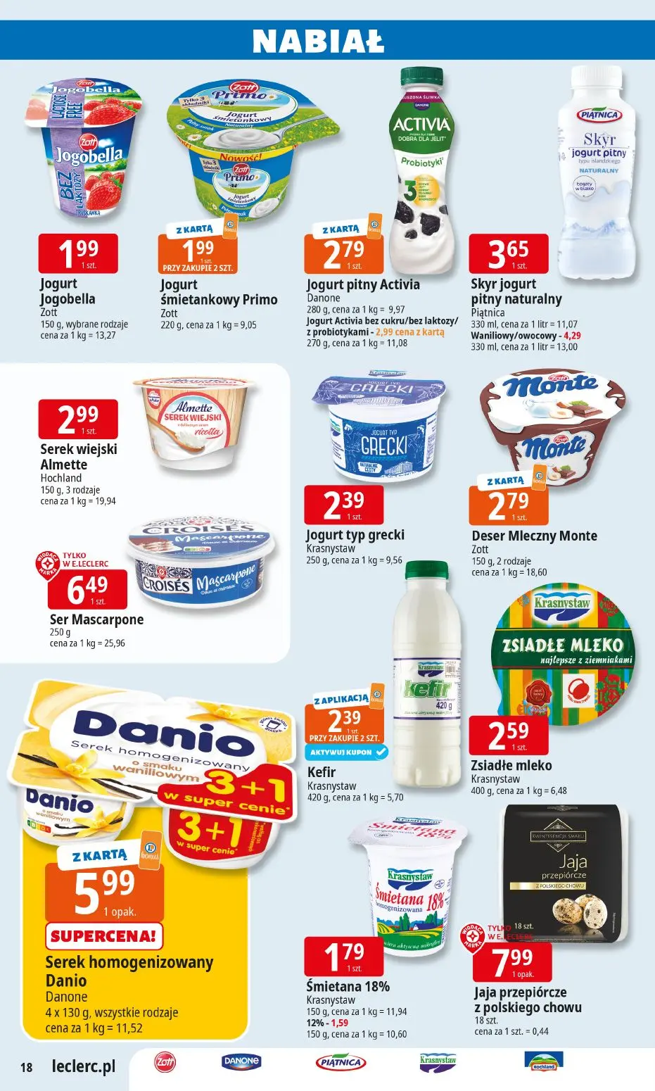 gazetka promocyjna E.Leclerc Wybór w dobrej cenie - Strona 18