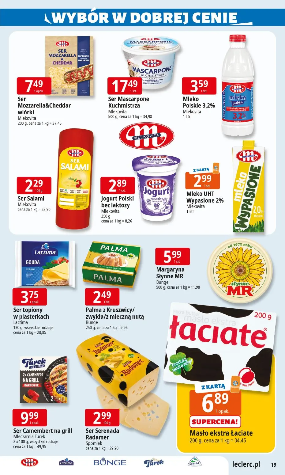 gazetka promocyjna E.Leclerc Wybór w dobrej cenie - Strona 19