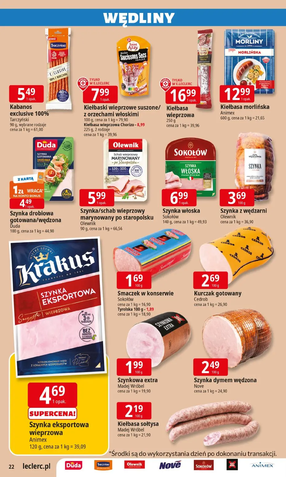 gazetka promocyjna E.Leclerc Wybór w dobrej cenie - Strona 22