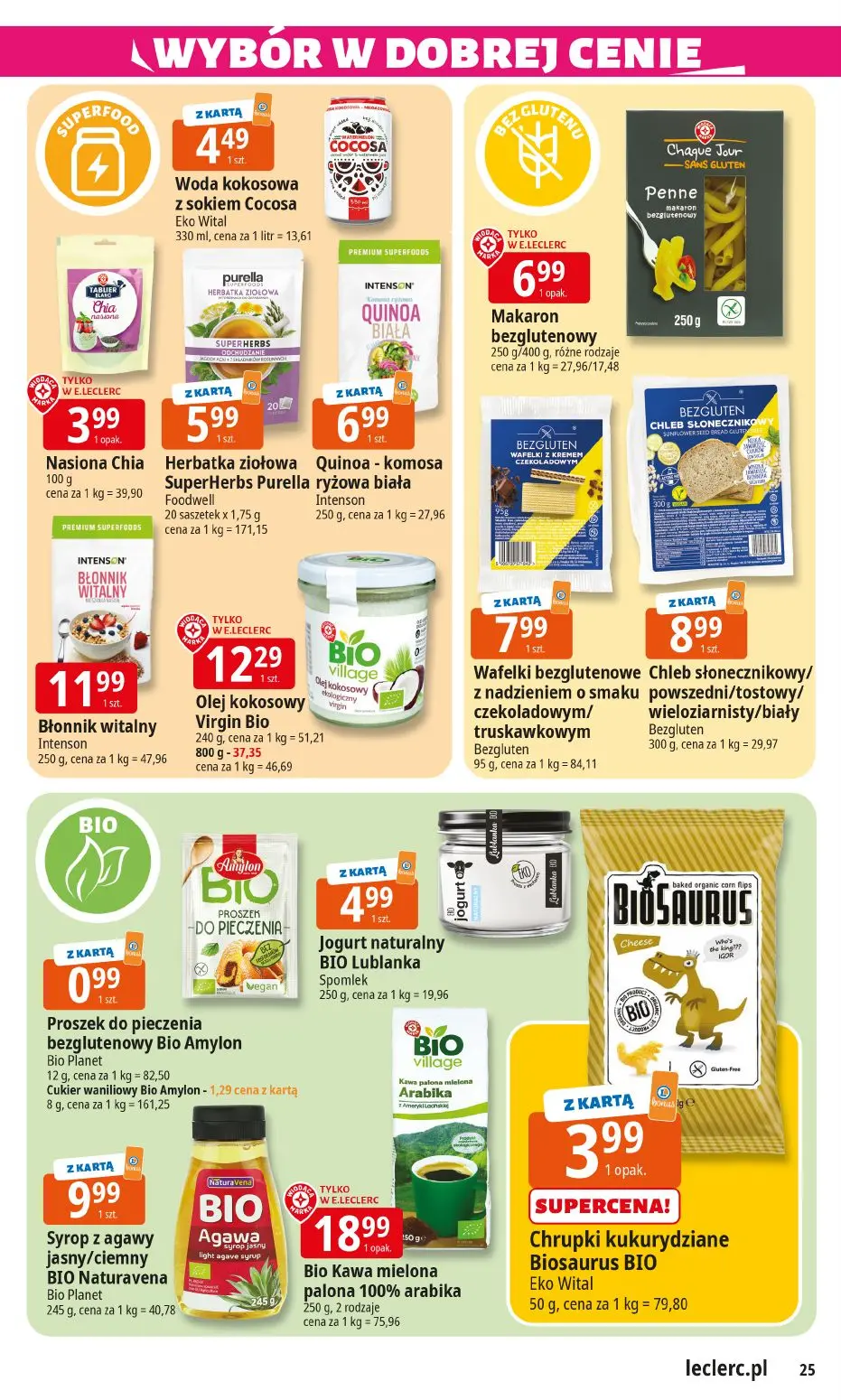 gazetka promocyjna E.Leclerc Wybór w dobrej cenie - Strona 25