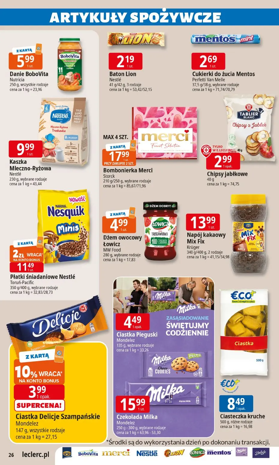 gazetka promocyjna E.Leclerc Wybór w dobrej cenie - Strona 26
