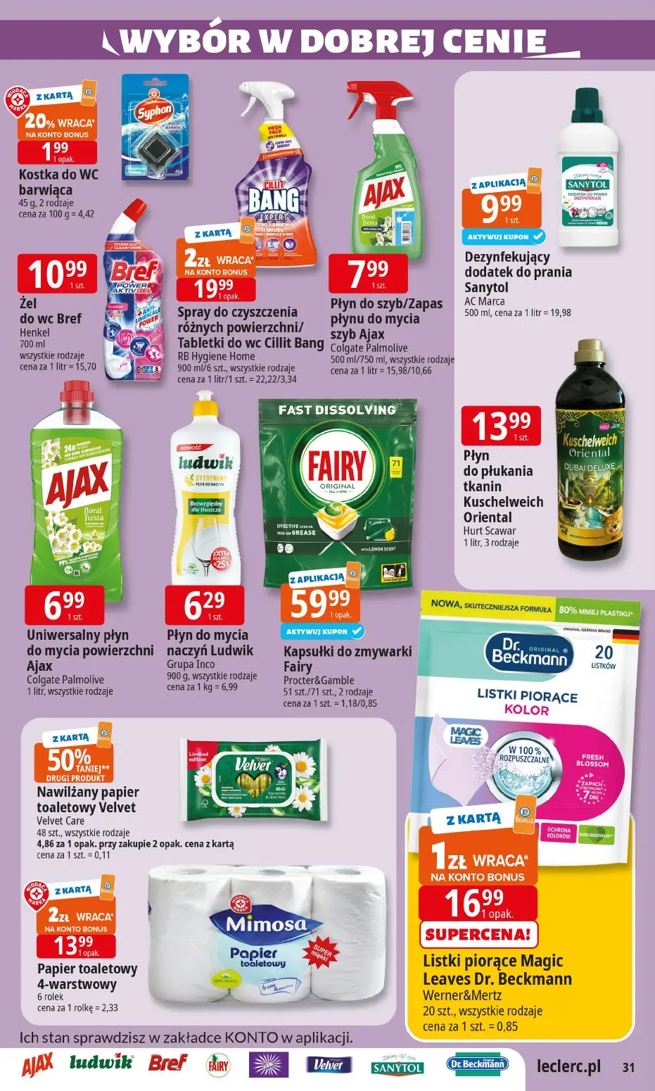 gazetka promocyjna E.Leclerc Wybór w dobrej cenie - Strona 31