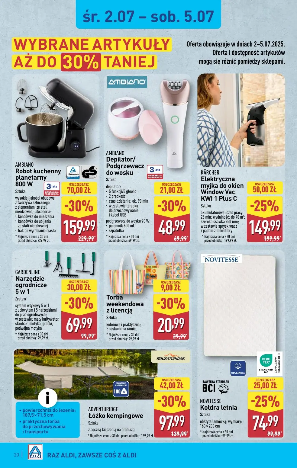 gazetka promocyjna ALDI Tydzień mega oszczędności - Strona 20