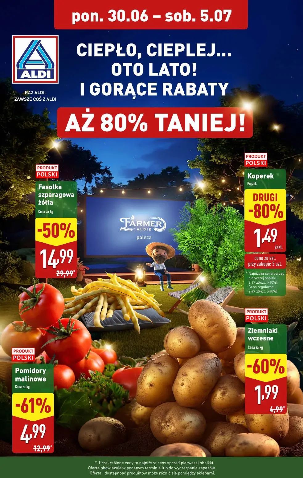 gazetka promocyjna ALDI Polskie owoce i warzywa - Strona 1