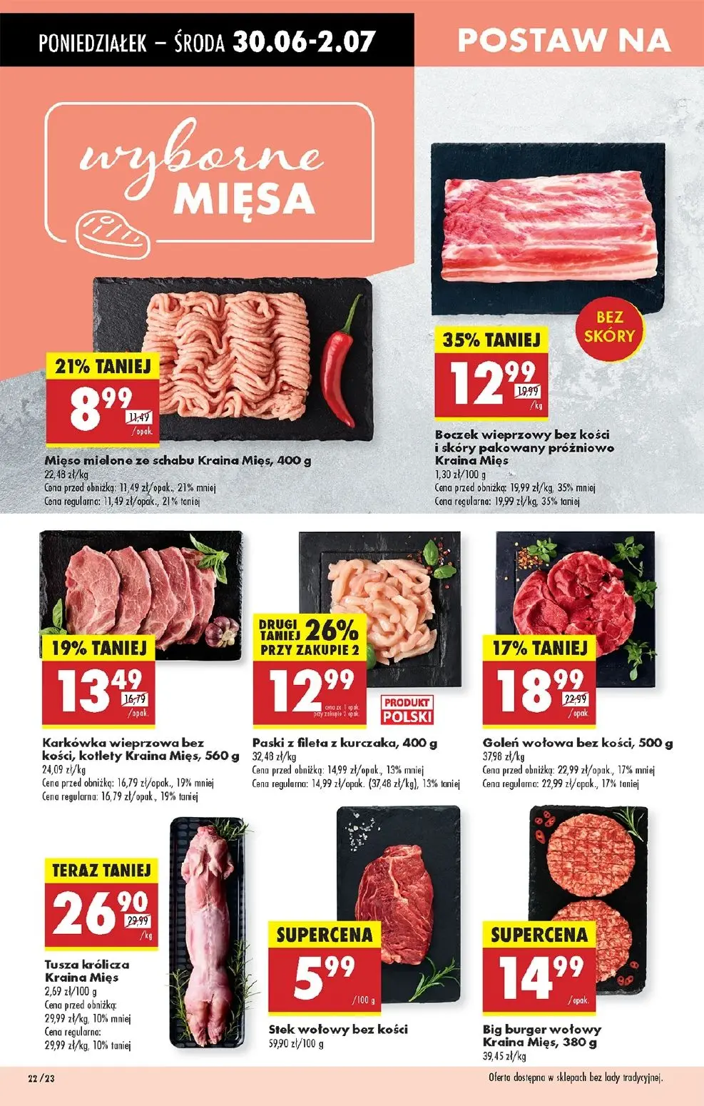 gazetka promocyjna Biedronka Od poniedziałku. Lada tradycyjna - Strona 32