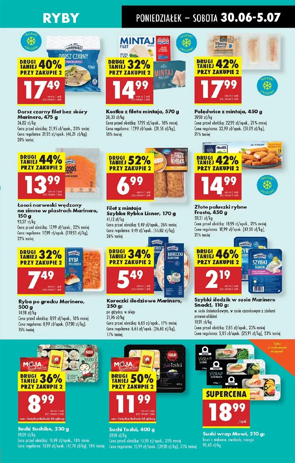 gazetka promocyjna Biedronka Od poniedziałku. Lada tradycyjna - Strona 37