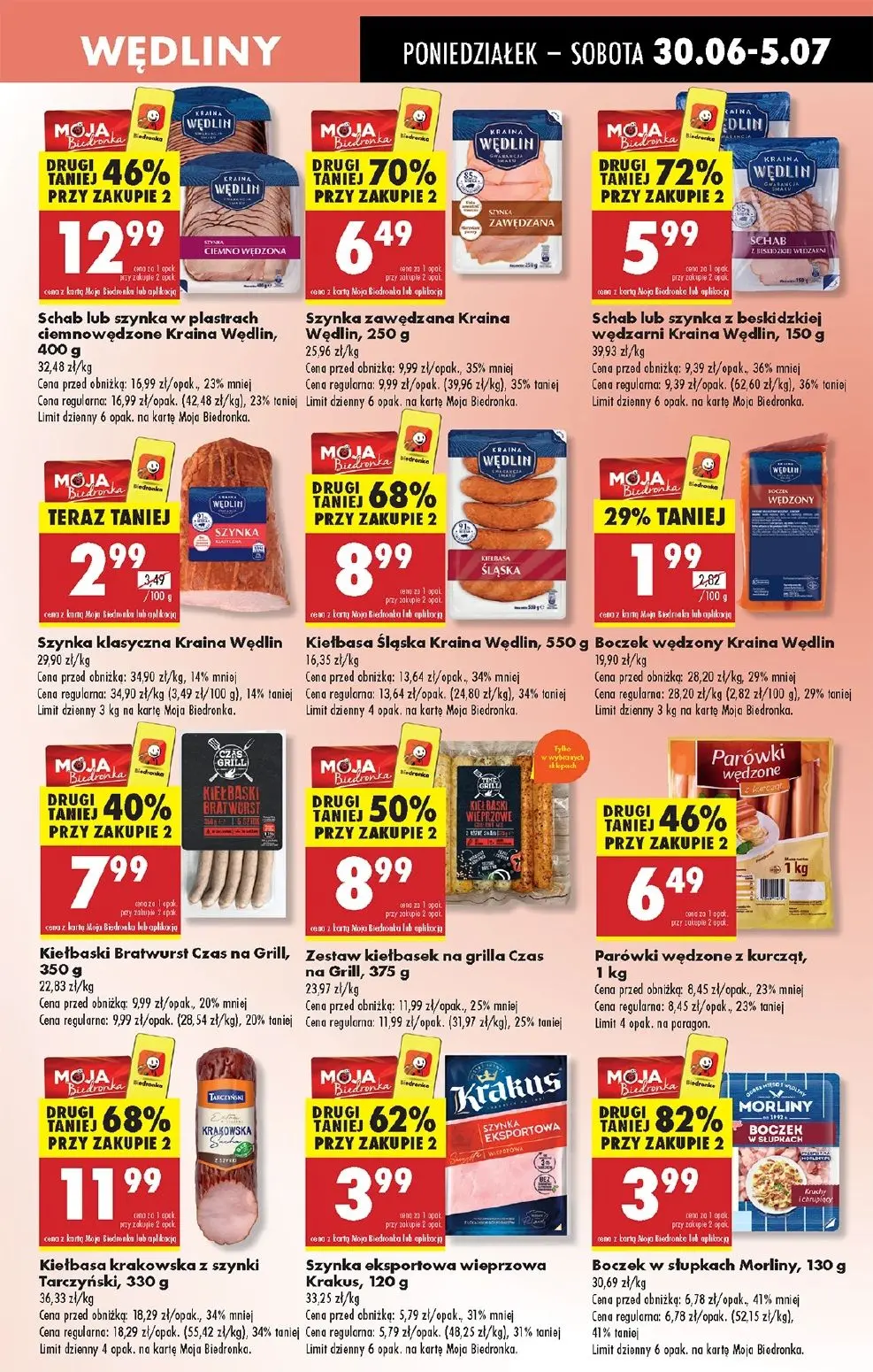 gazetka promocyjna Biedronka Od poniedziałku. Lada tradycyjna - Strona 41