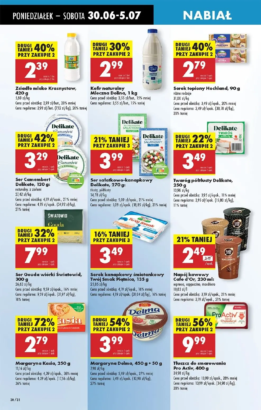 gazetka promocyjna Biedronka Od poniedziałku. Lada tradycyjna - Strona 42