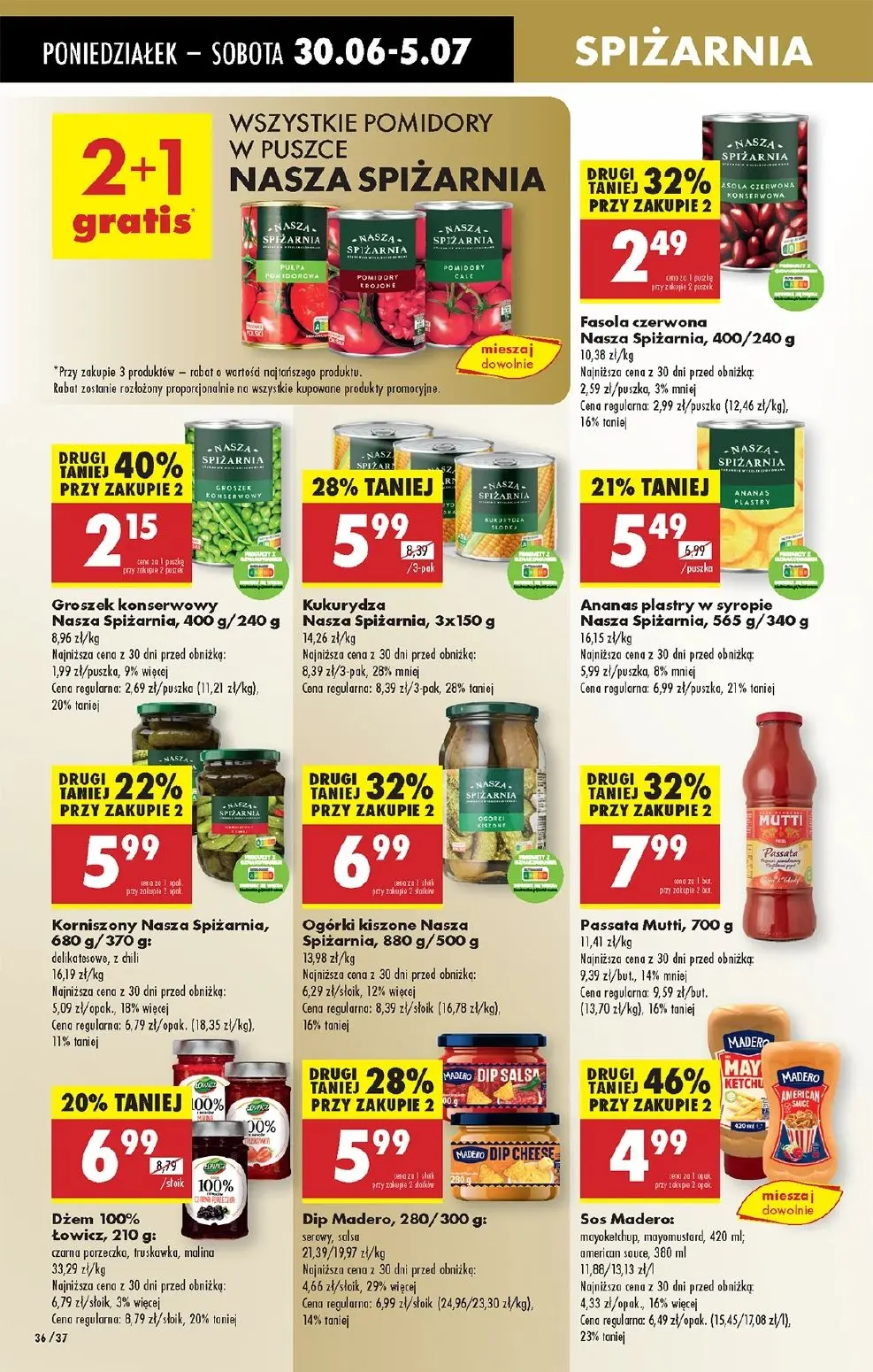 gazetka promocyjna Biedronka Od poniedziałku. Lada tradycyjna - Strona 50