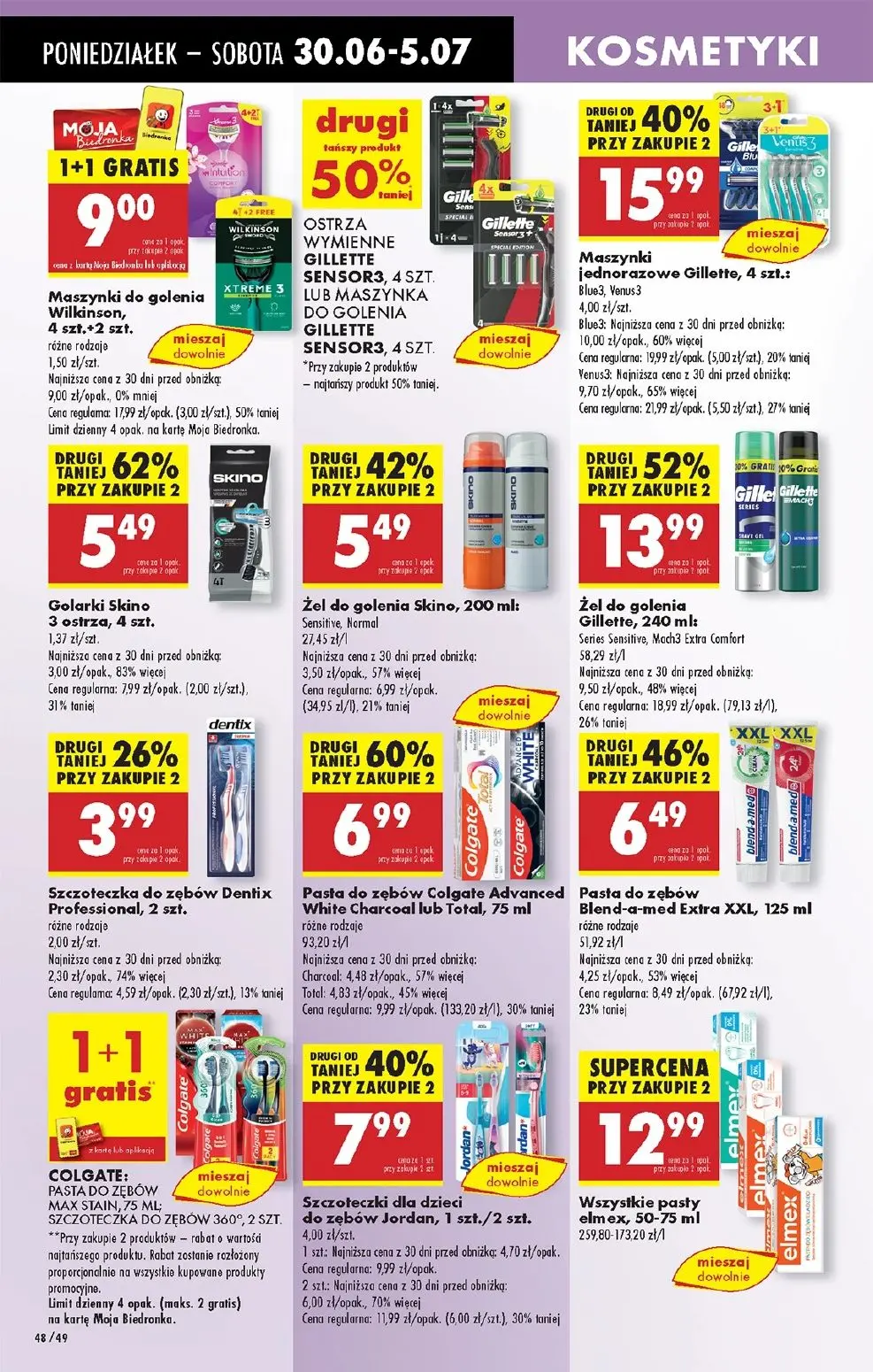 gazetka promocyjna Biedronka Od poniedziałku. Lada tradycyjna - Strona 64