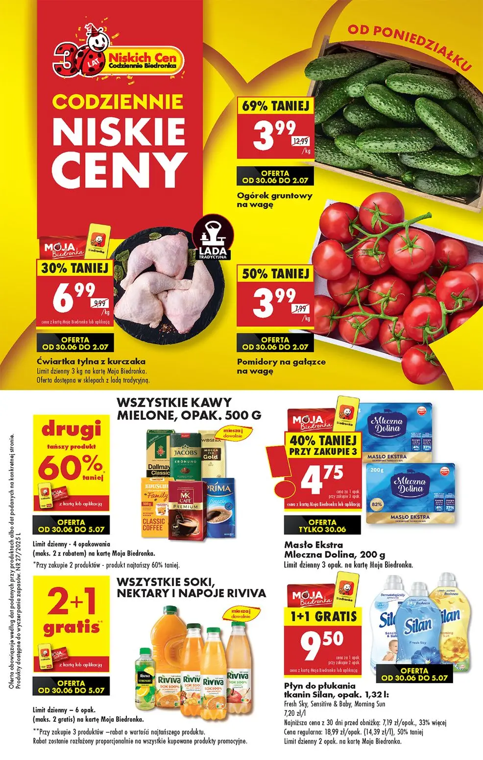 gazetka promocyjna Biedronka Od poniedziałku - lada tradycyjna - Strona 1