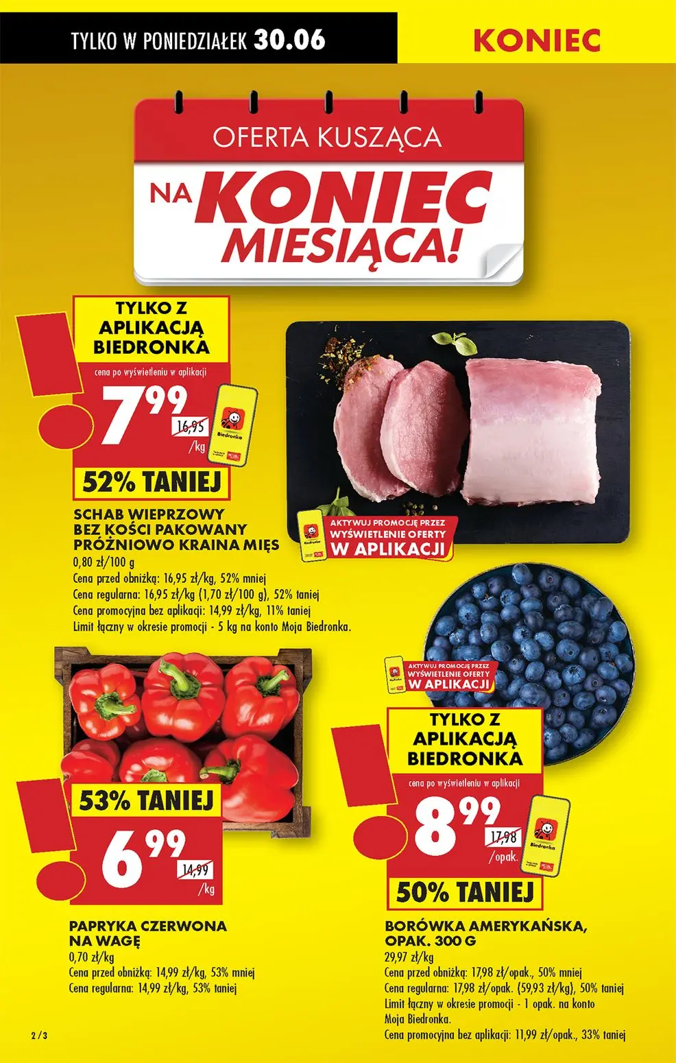 gazetka promocyjna Biedronka Od poniedziałku - lada tradycyjna - Strona 2