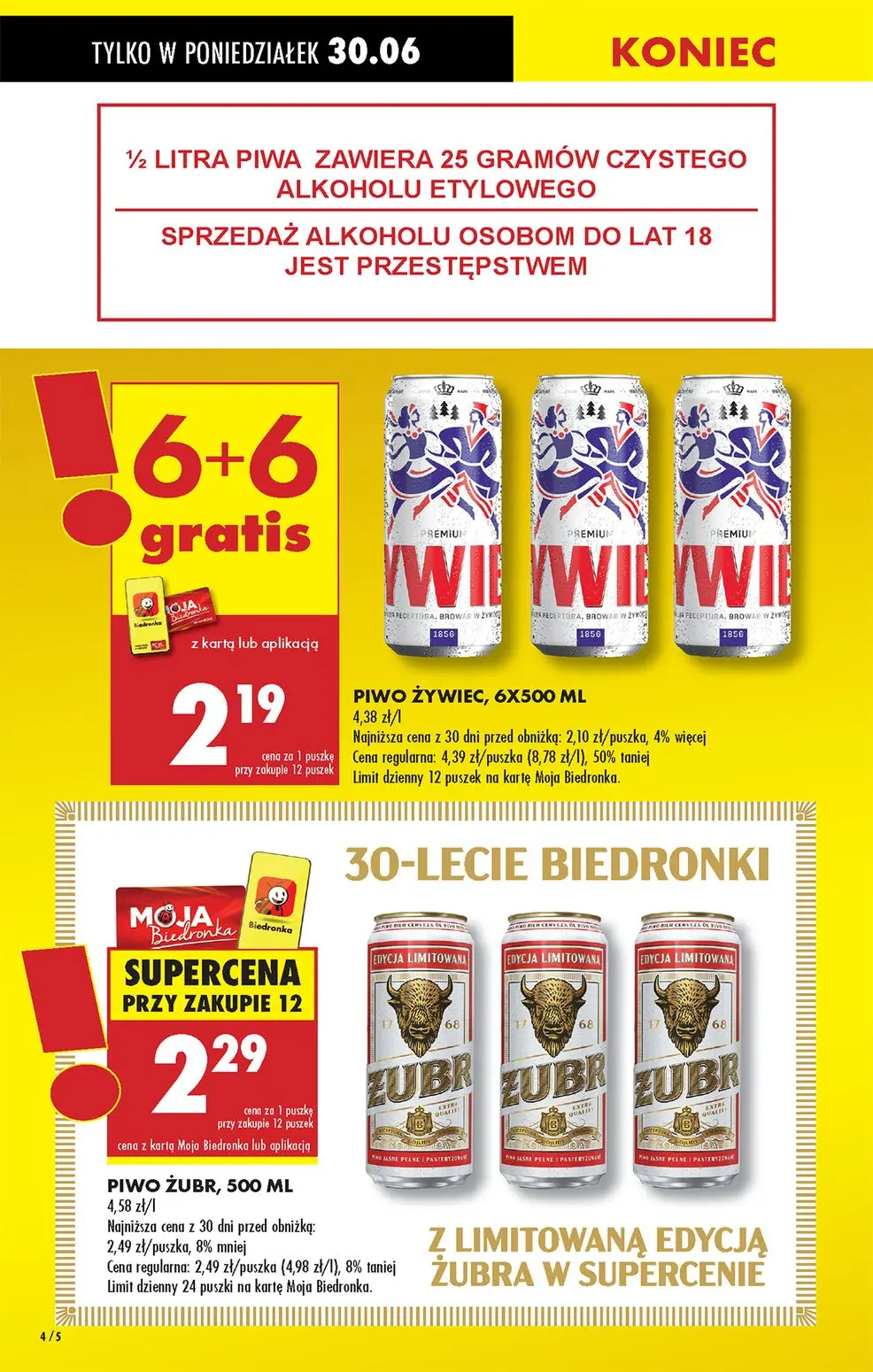 gazetka promocyjna Biedronka Od poniedziałku - lada tradycyjna - Strona 4