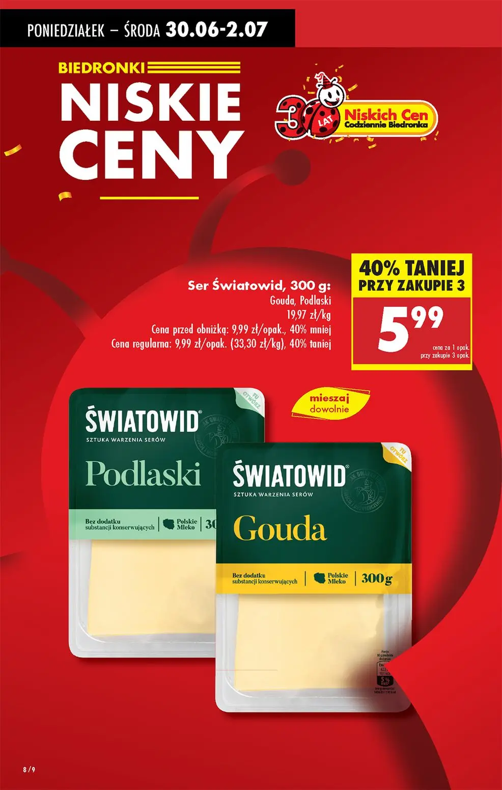 gazetka promocyjna Biedronka Od poniedziałku - lada tradycyjna - Strona 8