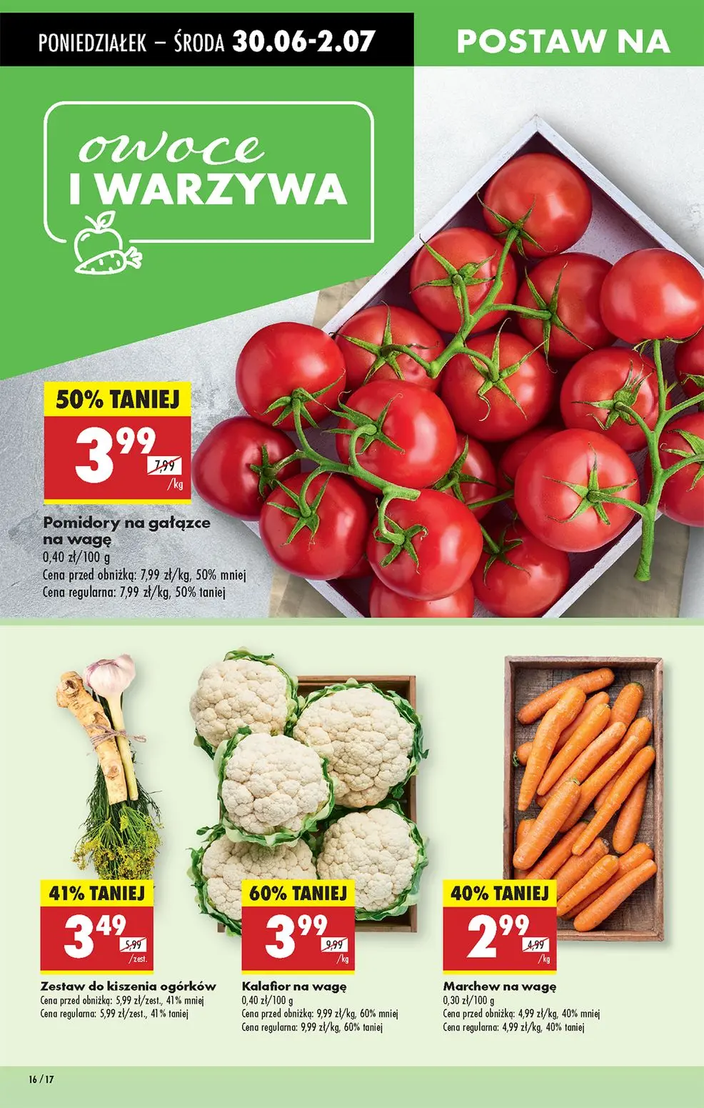 gazetka promocyjna Biedronka Od poniedziałku - lada tradycyjna - Strona 16