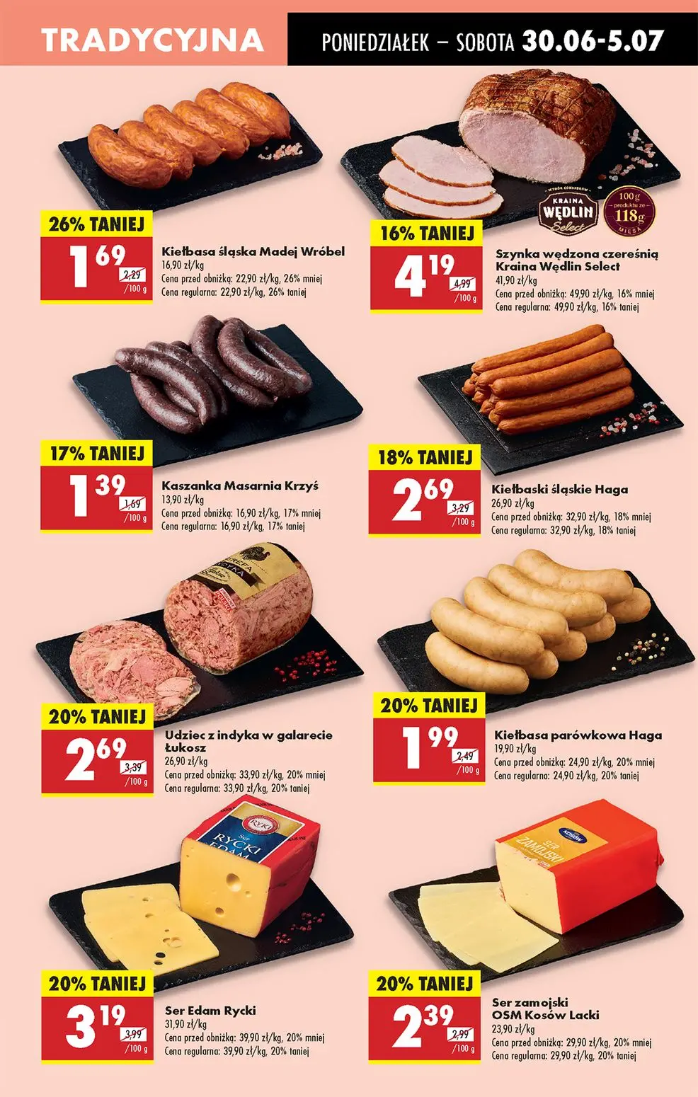 gazetka promocyjna Biedronka Od poniedziałku - lada tradycyjna - Strona 21