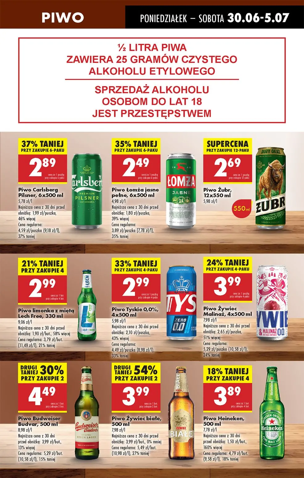 gazetka promocyjna Biedronka Od poniedziałku - lada tradycyjna - Strona 45