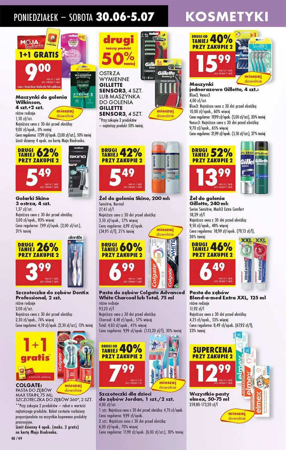 gazetka promocyjna Biedronka Od poniedziałku - lada tradycyjna - Strona 48