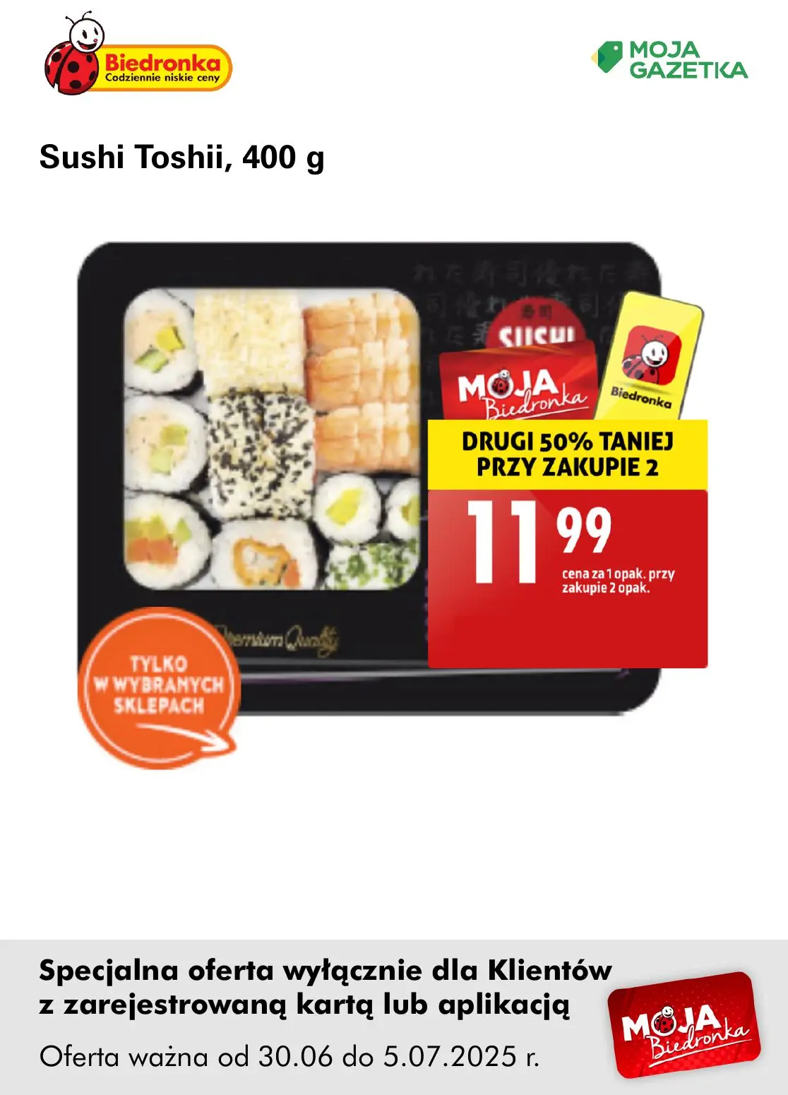 gazetka promocyjna Biedronka Oferta z kartą Moja Biedronka - Strona 6