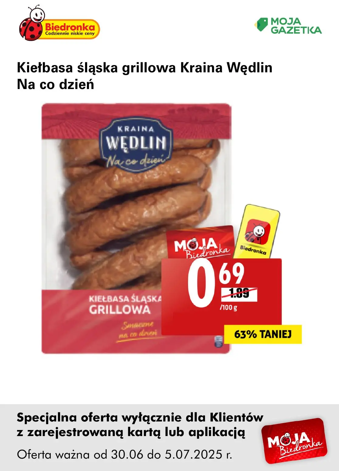 gazetka promocyjna Biedronka Oferta z kartą Moja Biedronka - Strona 7