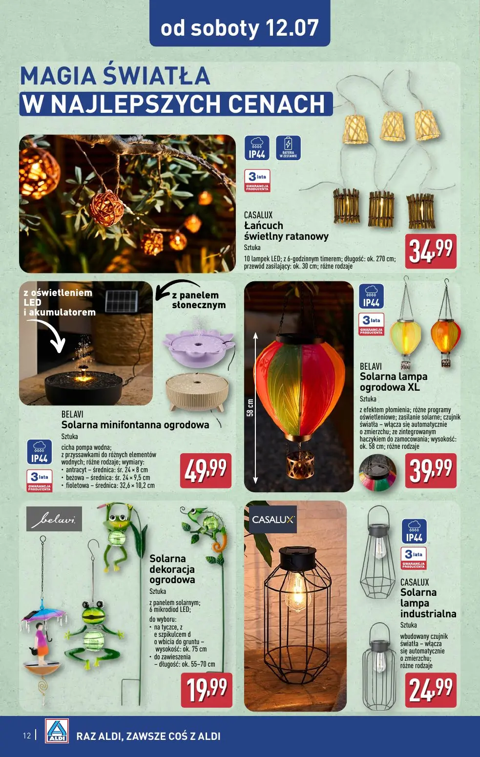 gazetka promocyjna ALDI Od środy i od soboty - Strona 12