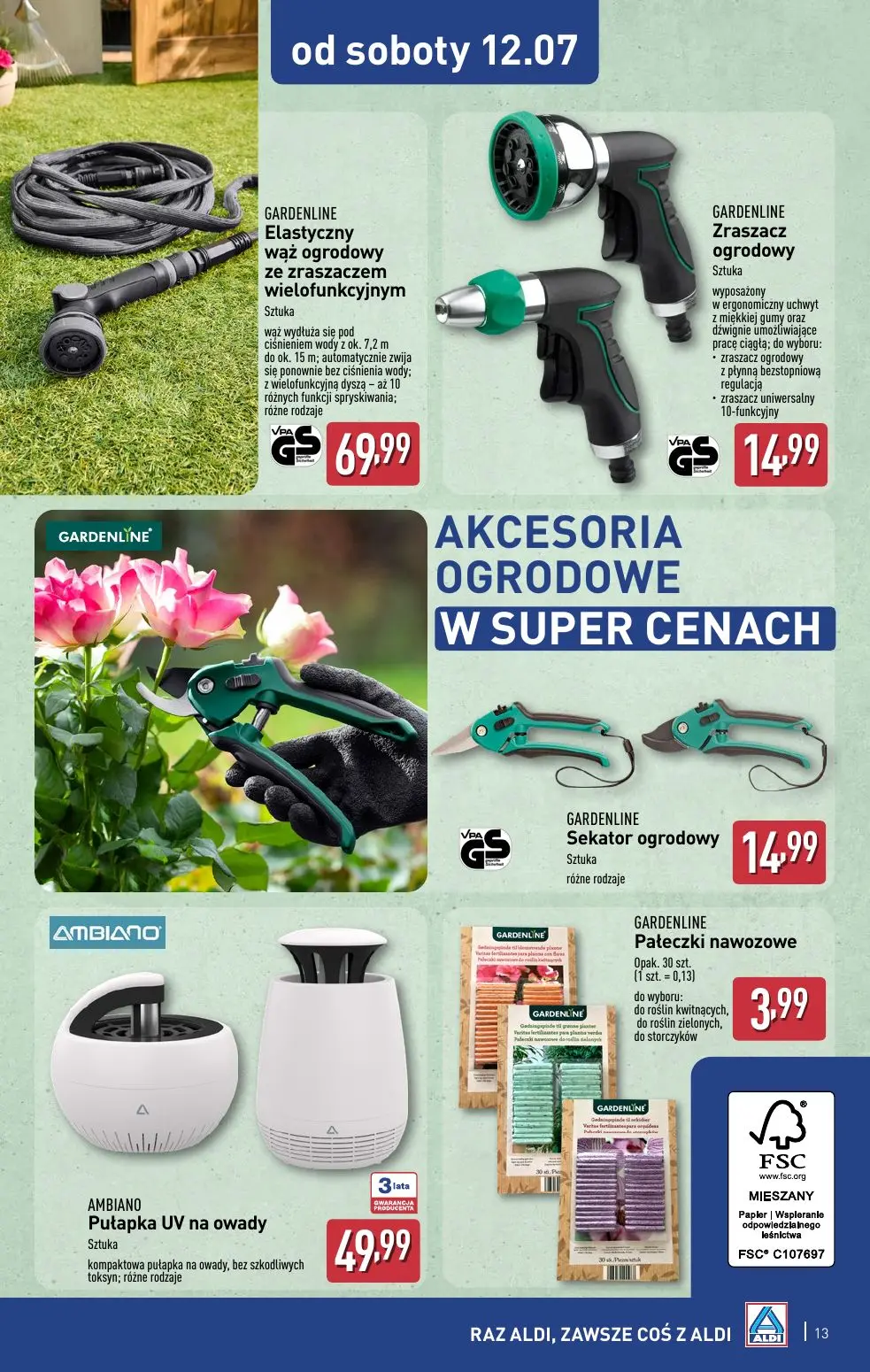 gazetka promocyjna ALDI Od środy i od soboty - Strona 13