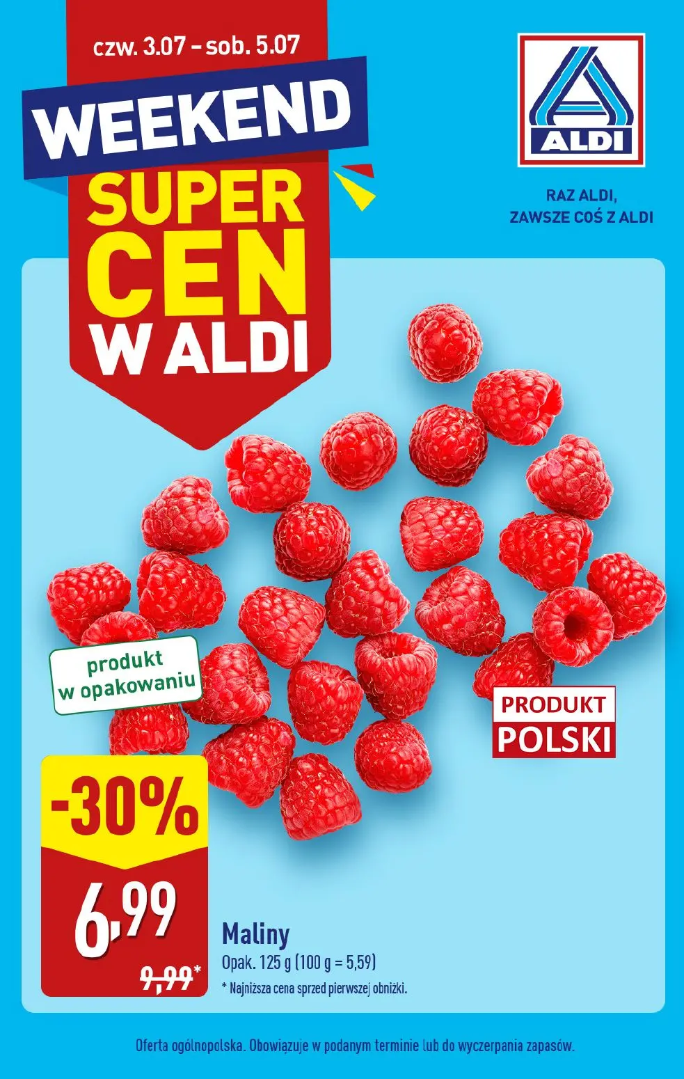 gazetka promocyjna ALDI Promocje od czwartku - Strona 1