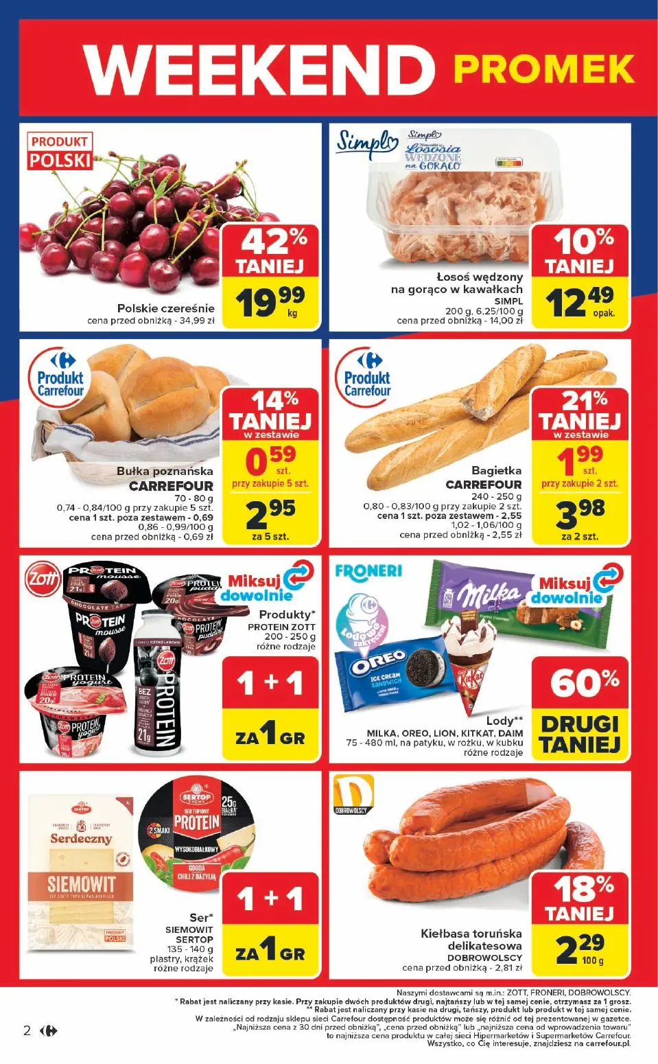 gazetka promocyjna Carrefour Market Weekend od czwartku - Strona 2