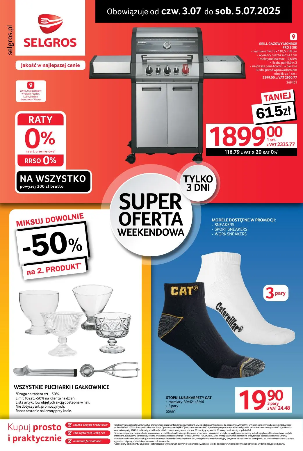 gazetka promocyjna SELGROS Super oferta na 3 dni

 
 - Strona 1