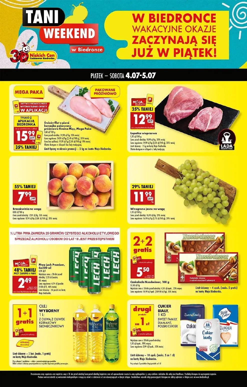 gazetka promocyjna Biedronka Tani weekend - Strona 1