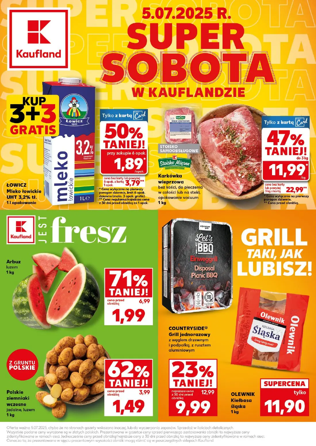 gazetka promocyjna Kaufland Super Sobota - Strona 1