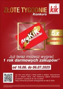 Gazetka promocyjna kik, ważna od 2025-06-16 do 2025-07-06.