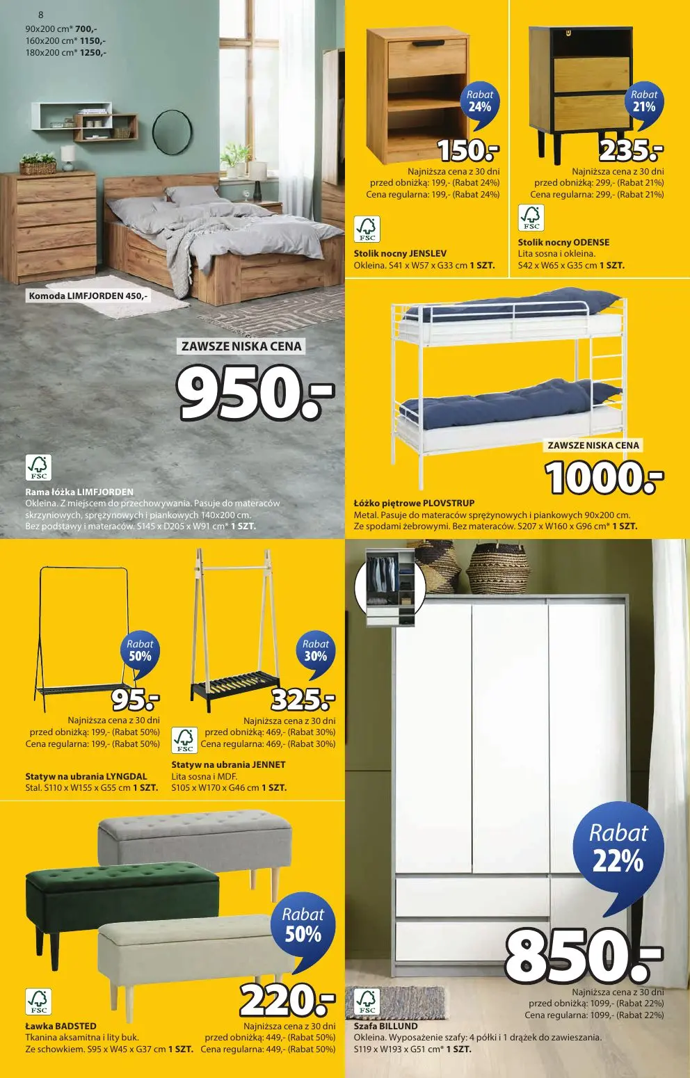 gazetka promocyjna JYSK Wyprzedaż do 60% - Strona 8