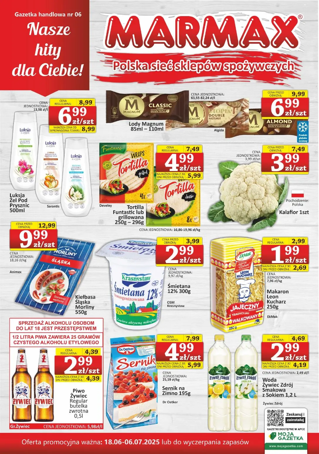 gazetka promocyjna MARMAX Polska sieć sklepów spożywczych - Strona 1
