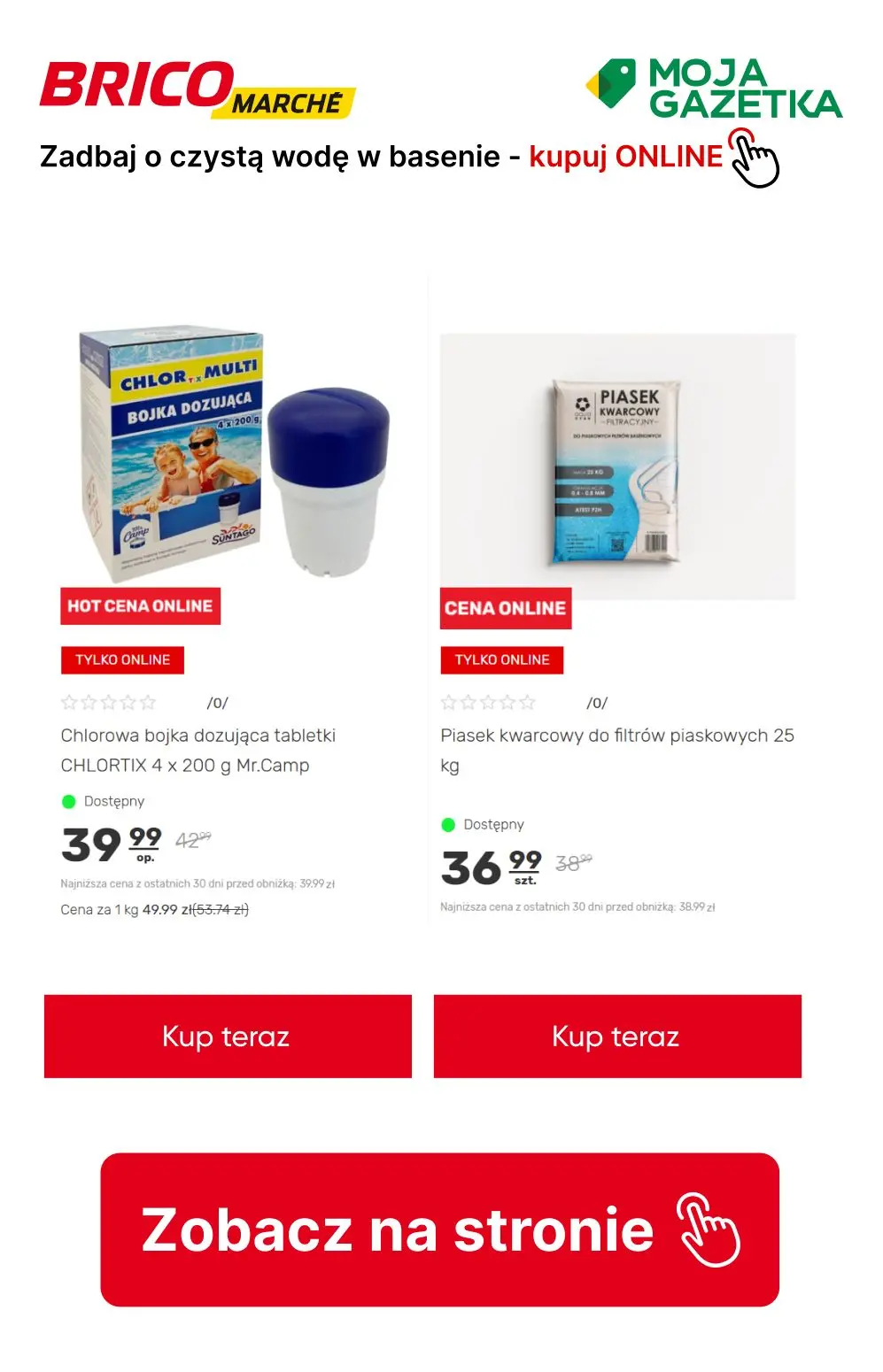 gazetka promocyjna BRICOMARCHE Czysta woda przez całe lato! - Kupuj środki czystości basenów ONLINE - Strona 3