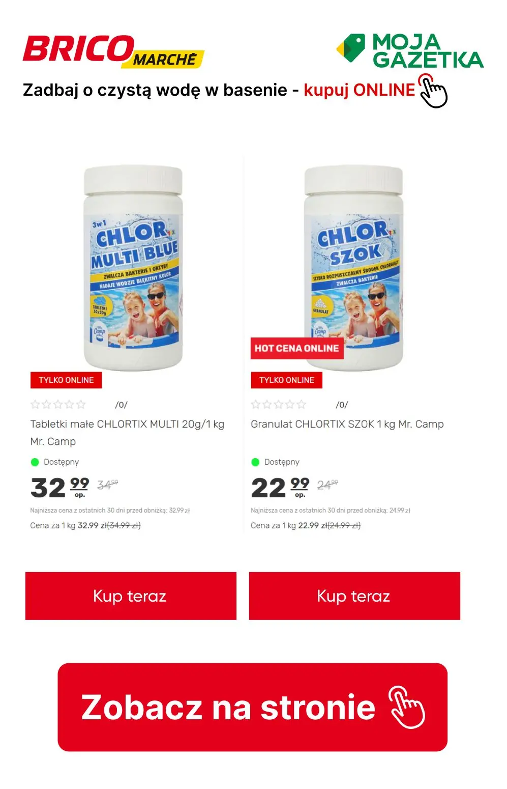gazetka promocyjna BRICOMARCHE Czysta woda przez całe lato! - Kupuj środki czystości basenów ONLINE - Strona 4