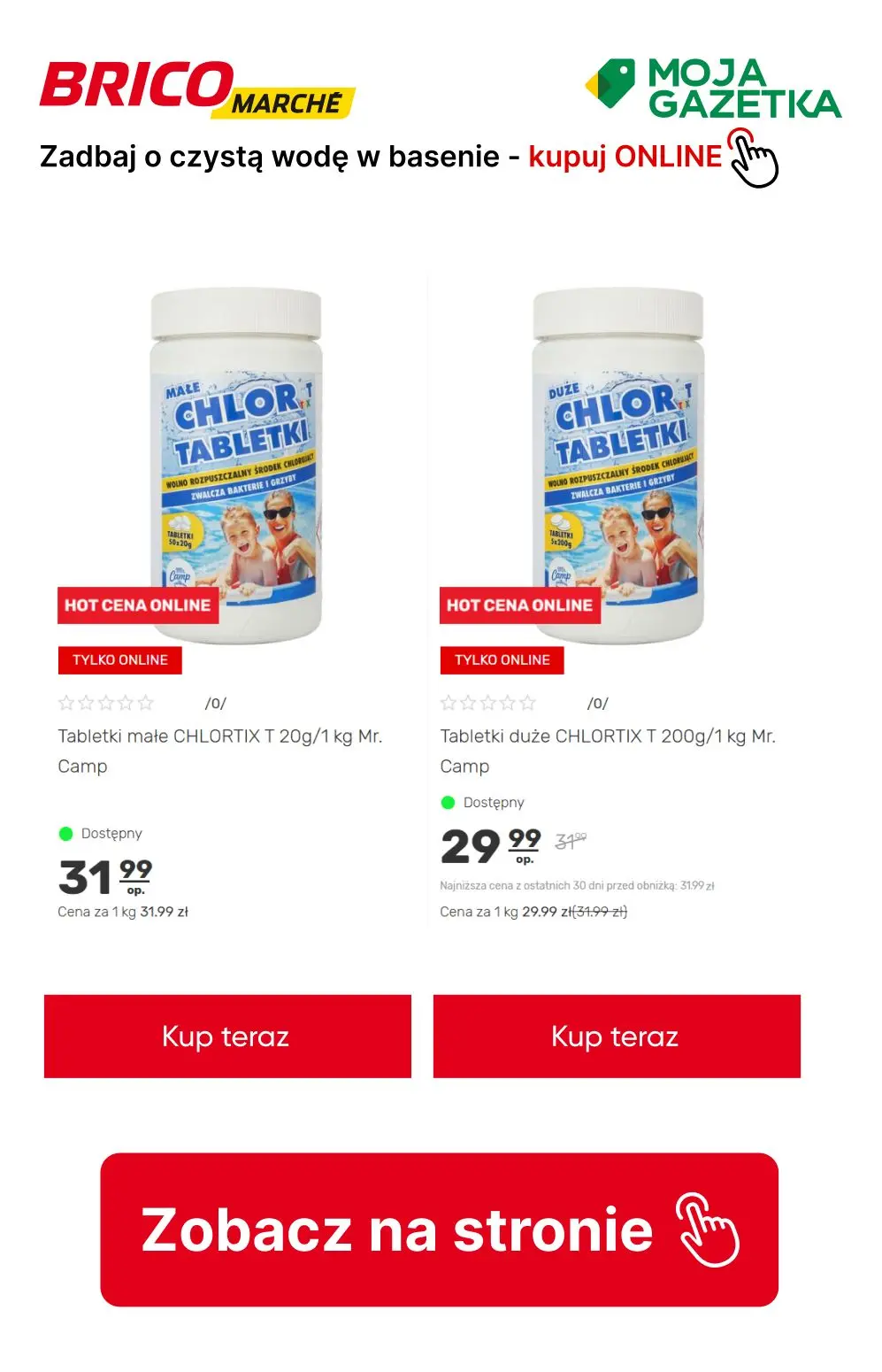 gazetka promocyjna BRICOMARCHE Czysta woda przez całe lato! - Kupuj środki czystości basenów ONLINE - Strona 5